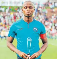  ?? ?? Richards Bay captain Simphiwe Mcineka was named man of the match*