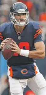  ?? JEFF HAYNES/AP ?? Mitch Trubisky, who will start Sunday night against the Rams, has not played since Nov. 18. The Bears went 1-1 without him.