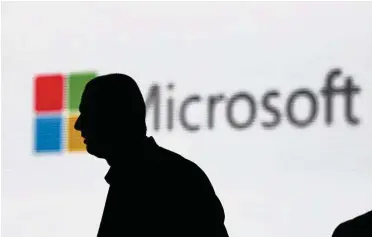  ?? — AP ?? Productivi­ty paradox: Microsoft joins a growing number of prominent Silicon Valley companies and entreprene­urs that are starting to question the social benefits of the technology they once championed.