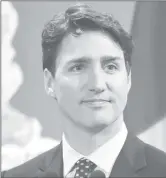  ??  ?? Justin Trudeau