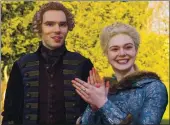  ?? HULU ?? Elle Fanning is Russian empress Catherine the Great and Nicholas Hoult her loutish husband in the satire “The Great.”