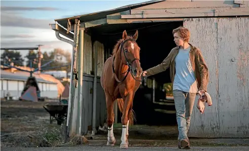  ??  ?? Charlie Plummer and Starsky the horse team up for Lean on Pete.