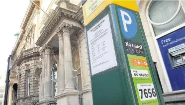  ??  ?? &gt;Parking charges in the city centre rose by up to 140 per cent in April in a bid to raise another £500,000