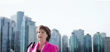  ??  ?? Premier Christy Clark: “The impact we wanted.”