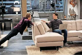  ?? [PHOTO PROVIDED BY RAY MICKSHAW/ FOX] ?? Martin Short and John Mulaney are shown in a scene from “Mulaney.”