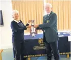  ??  ?? Jo Blackmore was crowned Lansdown Golf Club’s ladies champion