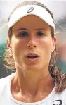  ??  ?? Johanna Konta: still troubled by foot injury.