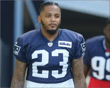  ?? File photo ?? After being charged with cocaine possession in New Hampshire earlier this month, Patriots safety Patrick Chung said he simply wanted to focus on football and refused to talk about the situation.