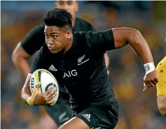  ?? PHOTO: GETTY IMAGES ?? All Blacks wing Julian Savea impressed during his 40 minutes of action last Saturday.