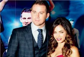  ?? JOEL RYAN ?? Channing Tatum y Jenna Dewan en julio del 2012.