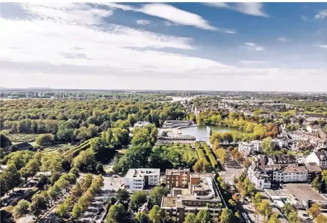  ?? RP-FOTO: ANDREAS ENDERMANN ?? Hinter und neben dem Schloss gibt es noch einen großen Wald. Doch der ist akut in Gefahr.