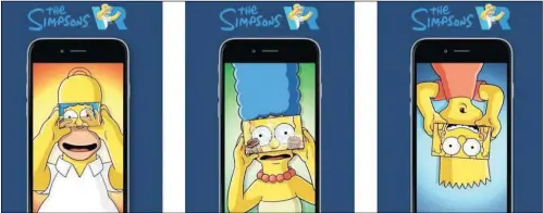  ??  ?? The Simpsons make their stereoscop­ic debut, courtesy of Google cardboard.