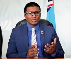  ?? ?? Fijian Competitio­n and Consumer Commission chief executive officer Joel Abraham.