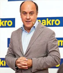  ?? ?? David Martínez, consejero delegado de Makro en España.