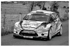  ??  ?? Eric Brunson au volant de sa Fiesta WRC est le grand favori de cette 33e édition mais il devra contenir une meute de concurrent­s prêts à lui damer le pion. (Archives)