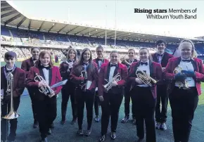  ??  ?? Rising stars Members of Whitburn Youth Band