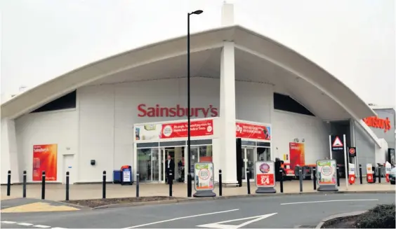  ??  ?? Sainsbury’s in Oakley has been bought by Cheltenham Borough Council