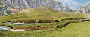  ?? IMAGE: SUPPLIED ?? Too visible . . . Peter Thiel’s proposed luxury lodge near Wanaka.