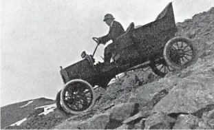 ??  ?? We can argue all day about what makes a vehicle an off-roader. But it’s got a lot to do with tyres. Ask this Ford Model T man.