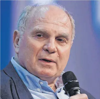  ?? FOTO: NORBERT SCHMIDT/IMAGO IMAGES ?? Uli Hoeneß will auch als TV-Experte bei den Länderspie­len Klartext reden.