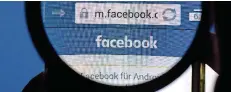  ?? FOTO: DPA ?? Facebook will falsche Profile genauer unter die Lupe nehmen.
