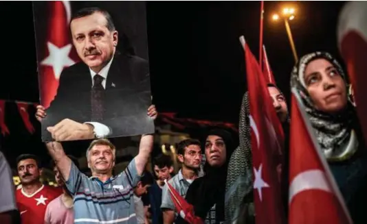  ?? Ozan Kose/afp ?? ‘Verguis Erdogan niet wegens een gevoel, maar geef hem evenveel krediet als een andere regering met eenzelfde legitimite­it.’