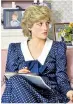  ??  ?? Diana at Kensington Palace in October 1985