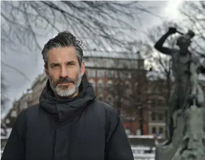  ?? FOTO: ANDERS WIKLUND/TT ?? Jens Lapidus är aktuell med en ny roman, en barnbok och en tv-serie.