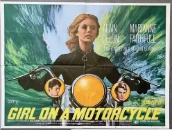  ??  ?? > Girl on Motorcycle poster, £500-600