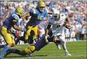  ?? Marcio Jose Sanchez Associated Press ?? UCLA sophomore linebacker Jaelan Phillips (15) is out for the season after suffering a concussion.