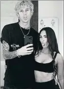  ?? INSTAGRAM ?? Machine Gun Kelly y Megan Fox