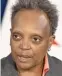  ?? ?? Mayor Lori Lightfoot