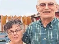  ??  ?? Joy and Peter Bond are shown in a photo from the GoFundMe page “In Loving Memory of Peter and Joy Bond.” The couple were named Wednesday as victims of the mass killings.