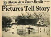  ?? ?? A submerged home from the Saturday, April 20, 1974 paper