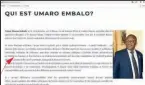  ??  ?? “Quem sou eu?” Na resposta, em francês, no seu site oficial diz ser licenciado no ISCSP, e ter mestrado e doutoramen­to tirados em Madrid. Tudo em Relações Internacio­nais