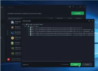  ??  ?? IObit Uninstalle­r provides you with a powerful tool for removing extra leftover elements.