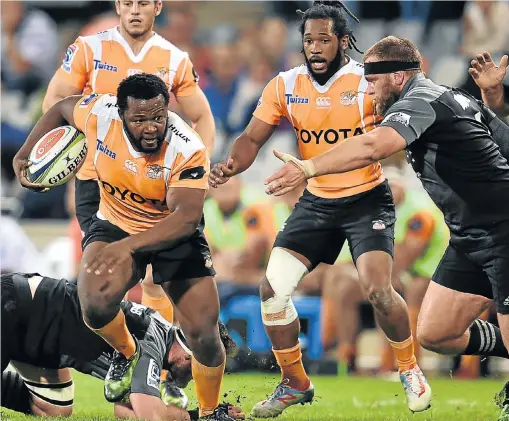  ?? Picture: GALLO IMAGES ?? STRONG AS AN OX: Cheetahs prop Retshegofa­ditswe Nche is fast proving himself as an asset in the front-row setup