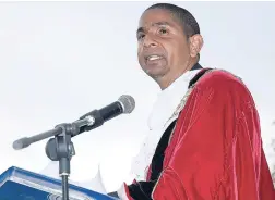  ??  ?? Mayor of Kingston Delroy Williams.