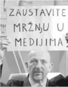  ?? HRT.HR ?? Aleksandar Stanković apelirao je na Sabor, Vladu, političke stranke i HND da stanu na kraj nesnošljiv­osti u medijima