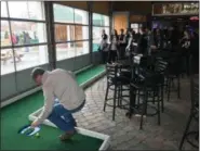  ?? SUBMITTED ?? Participan­ts gathered for the 2019 Barstool Open in Downtown Willoughby.