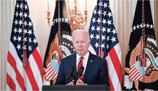  ?? FOTO: AFP ?? La gran expectació­n en la Cumbre de las Américas hoy será por la presencia del presidente Joe Biden de Estados Unidos, quien mantuvo su decisión de no invitar a Cuba, Nicaragua y Venezuela al evento.