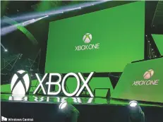  ??  ?? Xbox One is Microsoft’s original gaming console.