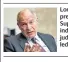  ??  ?? Lord Neuberger, president of the Supreme Court, has indicated British judges could still be led by the ECJ