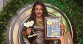  ??  ?? DESTACADA. La pesista carchense Tamara Salazar fue designada la mejor deportista dama del 2018 por el Comité Olímpico Ecuatorian­o.