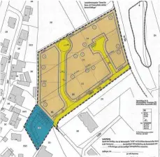  ?? GRAFIK: STADT: ?? Das geplante neue Baugebiet „Eschle“in Neufra.