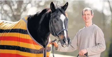  ?? Dimitris Legakis ?? > Paul Sheldrake with Ellerslie Tom in Clarbeston, Pembrokesh­ire