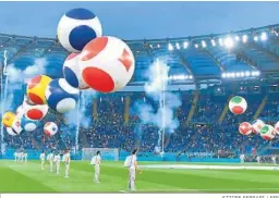  ?? ETTORE FERRARI / EFE ?? Una imagen de la ceremonia de apertura de esta Eurocopa en Roma.