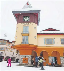  ?? SubMitted photo ?? It doesn’t get any more ski-in, ski-out than the Coast Sundance Lodge at Sun Peaks Resort, where writer Steve MacNaull and his wife, Kerry, stayed.