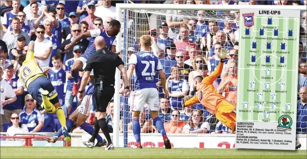  ?? PICTURES: PA Images ?? FIRST BLOOD: Blackburn Rover’s Danny Graham opens the scoring