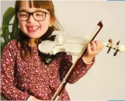  ?? ?? RIGHT Plastic violins are more robust than wooden ones – vital when in younger hands